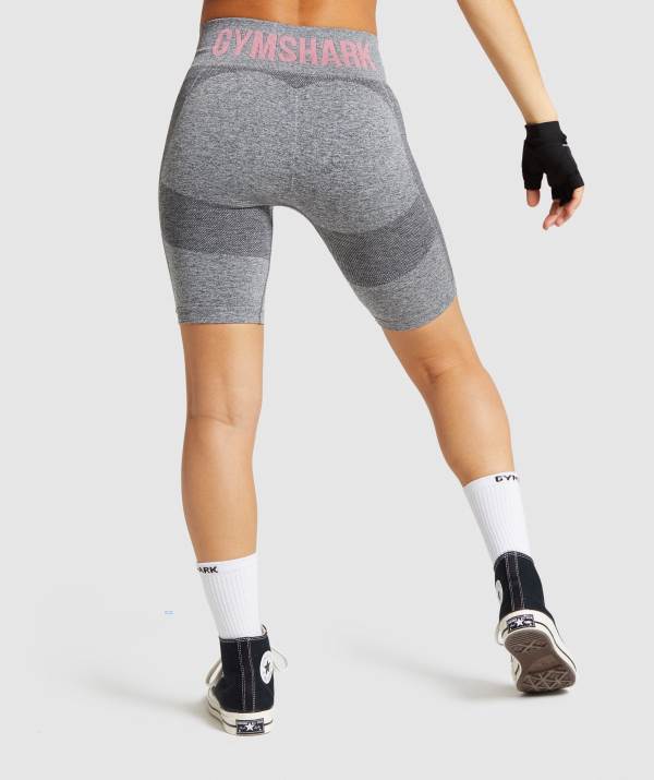 Damske Šortky Gymshark Flex Cycling Siva Ruzove | GH5216930